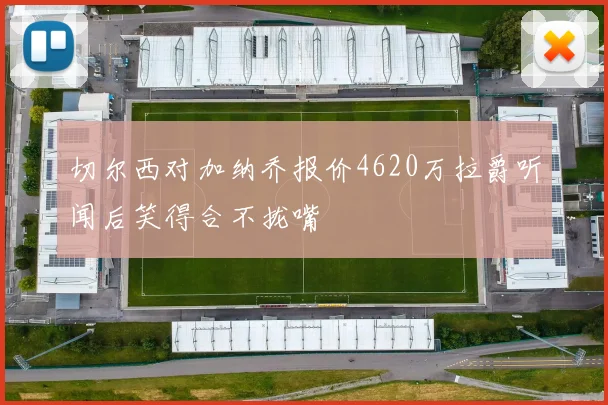 切尔西对加纳乔报价4620万拉爵听闻后笑得合不拢嘴